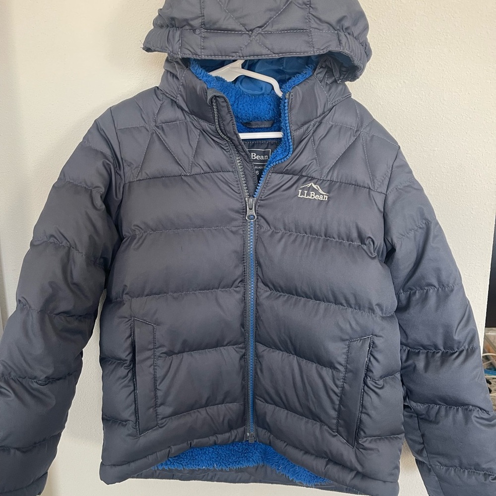 L.L. Bean Gray Puffer Jacket